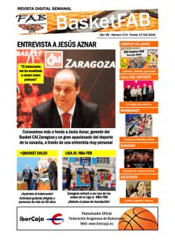 Revista BasketFAB - Federaci&oacute;n Aragonesa de Baloncesto