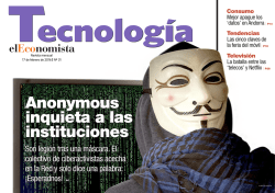 Anonymous inquieta a las instituciones
