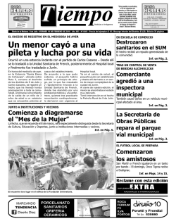 Un menor cayó a una pileta y lucha por su vida