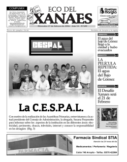 Eco del Xanaes - Arroyito.net