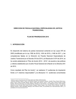 DIRECCION DE FISCALIA NACIONAL ESPECIALIZADA DE