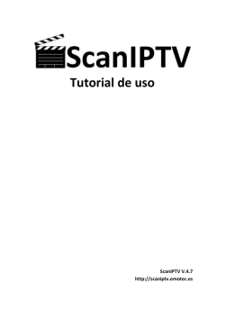 Tutorial de uso - ScanIPTV