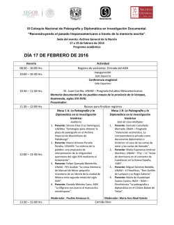 d&iacute;a 17 de febrero de 2016