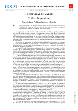 Convocatoria ayudas acogimiento menores