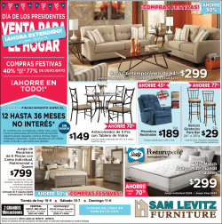 venta para el hogar - Sam Levitz Furniture