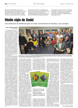 Medio siglo de Sadei - Cámara Oficial de Comercio, Industria y
