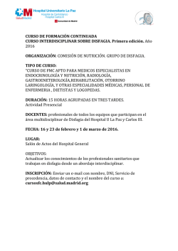 Curso Disfagia