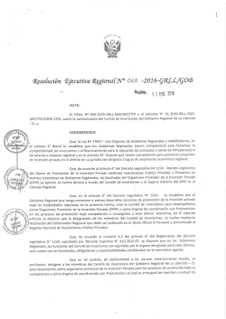 " ""”"º— ll ENE.2018 - Ministerio de Economía y Finanzas