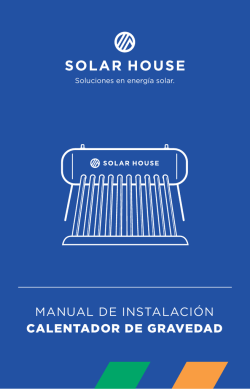 Manual - Solar House