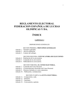 Normativa - Federación española de luchas olímpicas