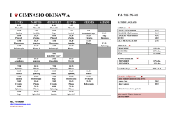 horarios de Clases Colectivas