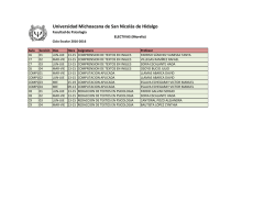 M. electivas - Facultad de Psicología