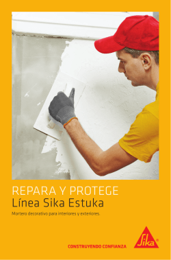 folleto Línea Sika Estuka