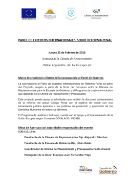 Programa del Evento.