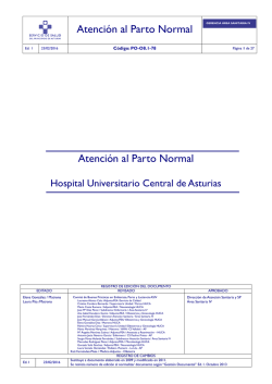 Parto Normal - Hospital Universitario Central de Asturias