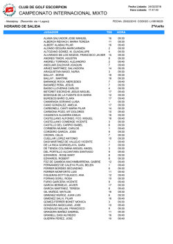 horario 2ª vuelta alfabetico