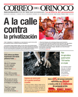 s - Correo del Orinoco