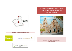 Programa - I CONGRESO REGIONAL DE LA SOC[...]