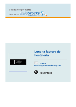 Lucena factory de hosteleria