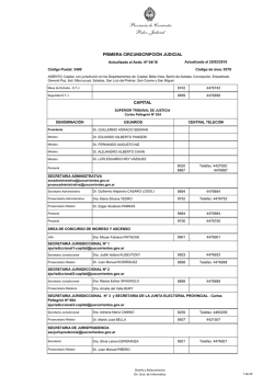 Provincia de Corrientes Poder Judicial