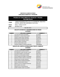 Pruebas Técnicas y Psicométricas Guayaquil