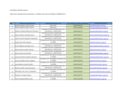 Dirección General de Monitoreo y Verificación de la Calidad