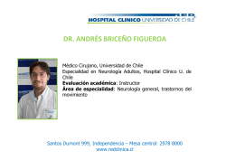 dr. andrés briceño figueroa - Hospital Clínico de la Universidad de