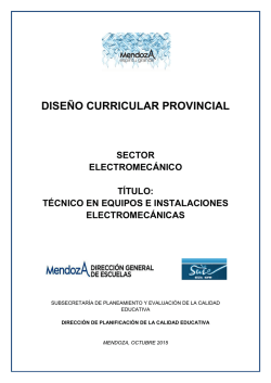 educación técnico profesional sector electromecánico