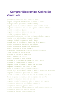 Comprar Biodramina Online En Venezuela