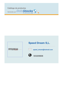 Speed Dream S,L.
