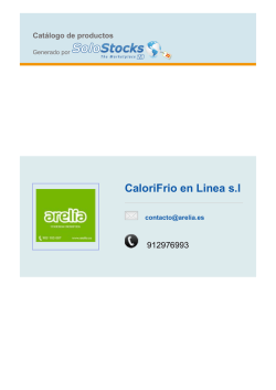 CaloriFrio en Linea s.l
