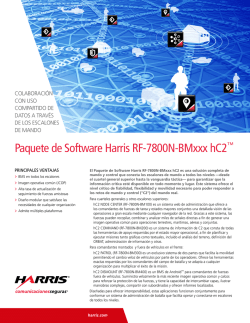 Paquete de Software Harris RF-7800N