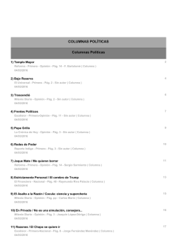 Columnas - Tribunal Electoral del Distrito Federal