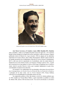 José María Carretero - Biblioteca Virtual Miguel de Cervantes