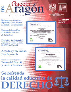 Gaceta Aragón #354 del 1 al 30 de noviembre de 2015