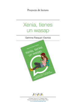 Xenia, tienes un wasap - Anaya Infantil y Juvenil