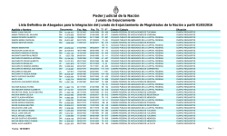 Lista abogados Letras N-P - Poder Judicial de la Nación