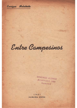 entre campesinos Erico Malatesta