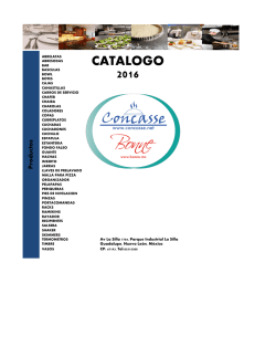 catalog - CONCASSE y BONNE