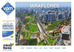 Guía de beneficios VPM - Municipalidad de Miraflores
