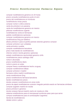 Precio Norethisterone Farmacia Espana