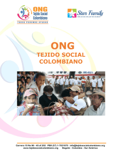 Tejido Social Colombiano ONG