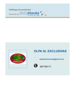 OLPA SL EXCLUSIVAS