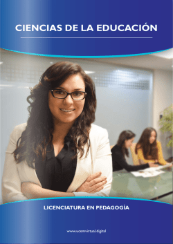 Revista Ciencias de la Educación