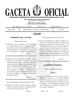 gobierno del estado sumario gobierno federal