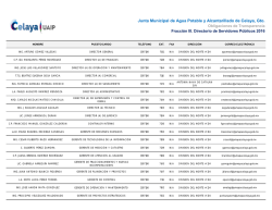 Junta Municipal de Agua Potable y Alcantarillado (JUMAPA)