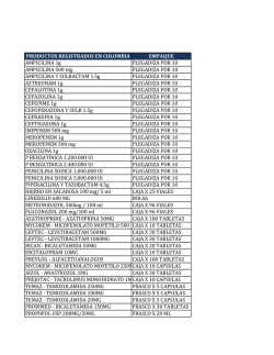 Lista de Medicamentos