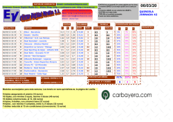 Quiniela - Carbayera.com