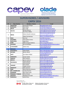 Supervisores CAPEV 2016 - E