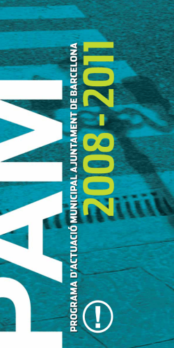 Programa d`Actuaci&oacute; Municipal 2008-2011